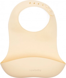Silikone hagesmæk New Baby beige 28 cm