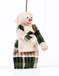 gerlich træmarionet bedstemor Anežka 12 cm
