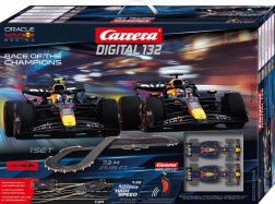 Bilbane Carrera Digital 132 Race of the Champions 7,3 m med F1 Red Bull-biler