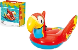 Oppusteligt flydelegetøj Papegøje 203 x 132 cm