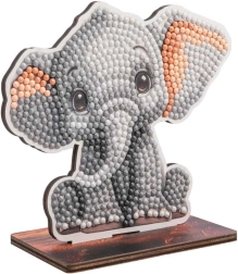 Diamantmaleri Safari: Elefant