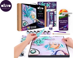 Okto manga motiv Elementet Vind kunstsæt 30 × 40 cm