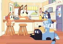 CLEMENTONI Puslespil Bluey 104 brikker