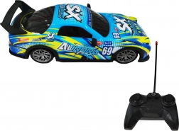 lysende RC-bil med fjernbetjening 20 cm