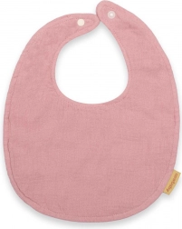 musselin baby-hagesmæk New Baby pink