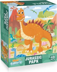 Puslespil med dinosaurer 48 brikker 60 × 44 cm
