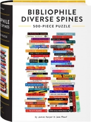 Chronicle Books puslespil Bibliophile: Diverse Spines 500 brikker