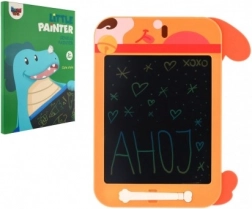 Tegnetavle til børn – orange hund 19,5 × 29 cm