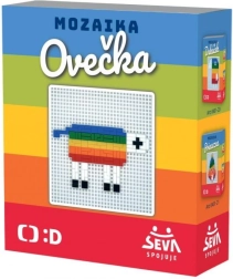 Farverig mosaik Fåret