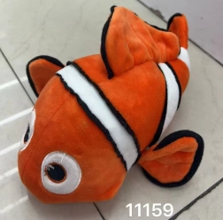 Plysbamse Fisk Klovnfisk 25 cm