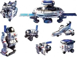 Solcelle-sæt 7-i-1 til børn 10+ Rum-modeller + Solpanel + Mikrobatteri