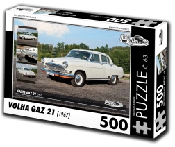 Puslespil Retro Biler Volha GAZ 21 (500 brikker)