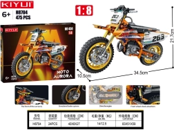 Byggesæt motorcross 475 dele