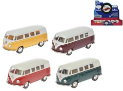 Metalmodel Volkswagen Classical Bus 1962 1:32 med optræksmotor