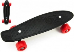 Pennyboard 43 cm med metalaksler, bæreevne 60 kg – sort