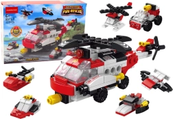 Byggesæt helikopter 6-i-1 – kreativ DIY-sæt, 117 dele