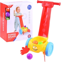 Musikalsk gåvogn med boldfanger