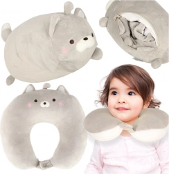 Magisk rejsepude 2-i-1 croissant maskot kat