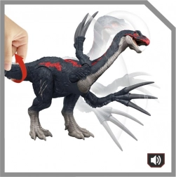 Figur JURASSIC WORLD Therizinosaurus med lyde og angreb