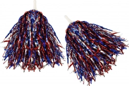 Fan-pompon Trikolore