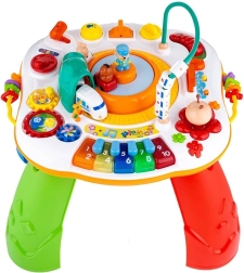 Interaktivt talende legebord med kørende tog NEW BABY CZ/SK