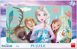 Puslespil Frozen: Familie 15 brikker