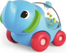 Rangle elefant på hjul 11 cm