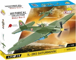 Historisk samling WWI IL-2M3 Shturmovik 625 klodser