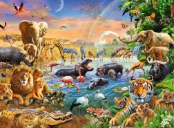 Ravensburger Puzzle Savanna Jungle 100 stk