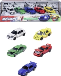 Majorette Japan Series femdelt sæt af metalbiler 1:64
