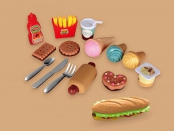 Farverigt snack-sæt PLEJO til børn