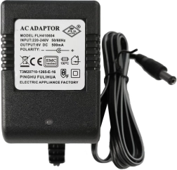 Oplader 6 V / 500 mA til elektriske børnekøretøjer og batteridrevne legetøj