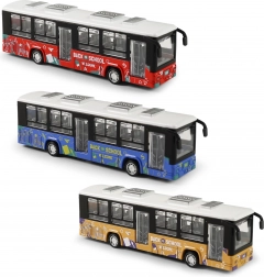 Metalbus med åbne døre