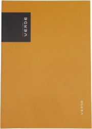 Notatbog A4 VERDE sennepsgul