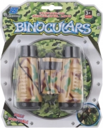 Børnekikkert i beige militærdesign