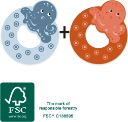 Træbogstavet O fra Small Foot