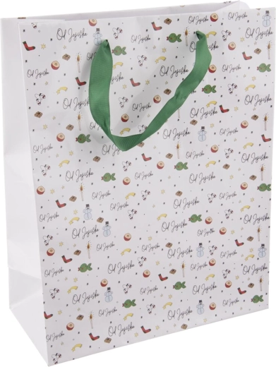 Papirgavepose fra Julemanden 26 × 12 × 32 cm