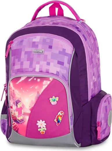Skolerygsæk OXY GO Playworld Girl
