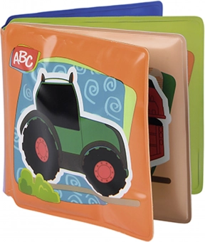 Vaskbar pivelydbog til badet – transportmidler, 10 × 10 cm