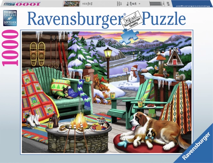 Ravensburger puslespil Hele dagen i bjergene 1000 brikker
