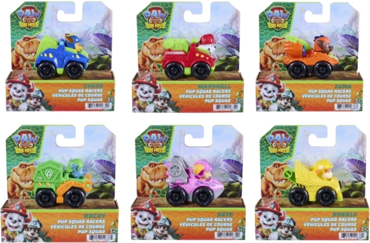 Mini Paw Patrol-køretøj i dino-stil (mix) Spin Master