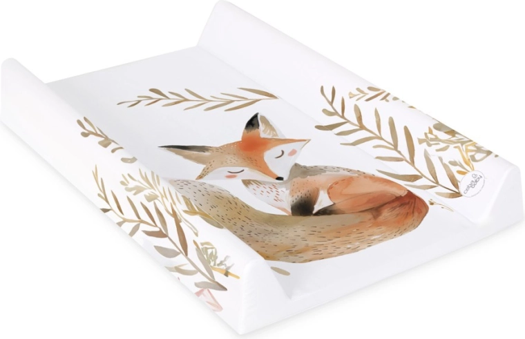 Ceba Baby puslepude med fast plade 50 × 70 cm Basic Red Fox