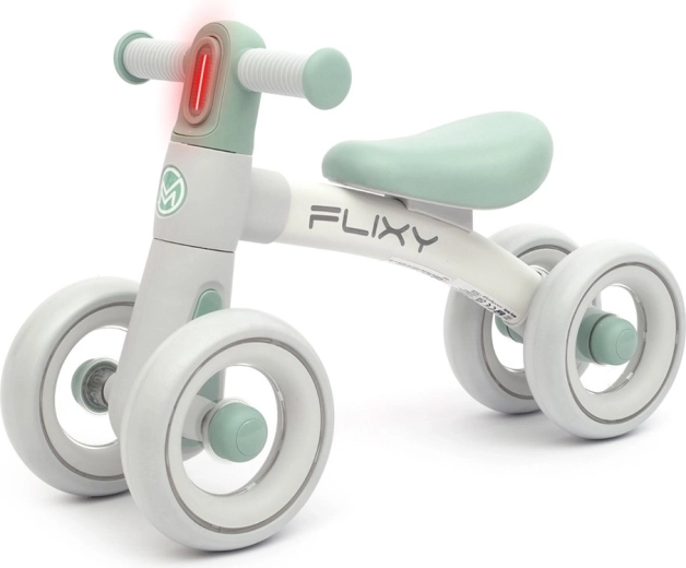 Børneløbecykel med lys FLIXY mint