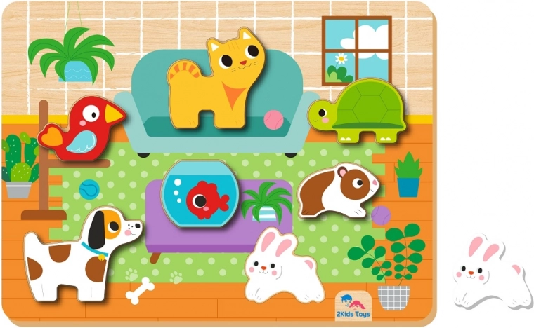 Indsæt puslespil Krammedyr fra 2Kids Toys