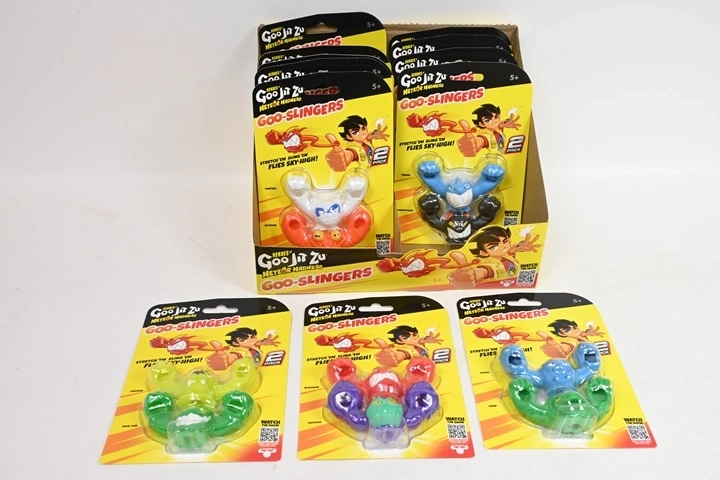 Heroes of Goo Jit Zu GooSlinger Meteor madness – sæt med 2 udtræksfigurer