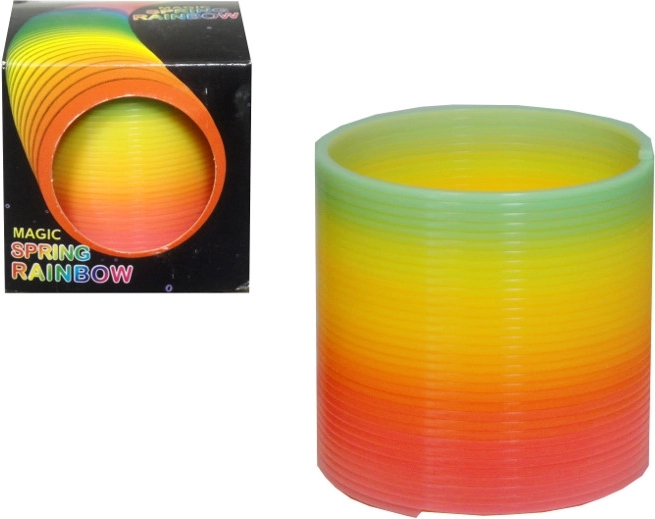 Regnbuefjeder i neonfarver