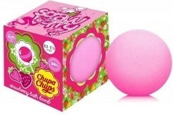 Brusebrusende badebomber CHUPA CHUPS jordbær 6×55 g