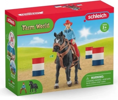 Cowgirl og tøndeløb Farm World