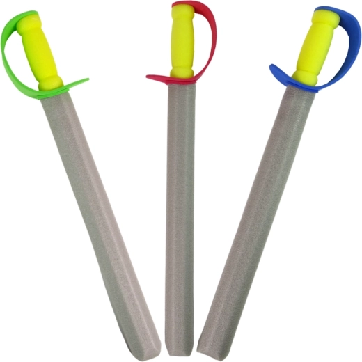 Skumridder-sværd i EVA-skum – rekvisit til børn, 3 farver