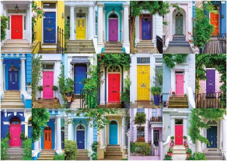 Educa puslespil Døre i Notting Hill 1000 brikker